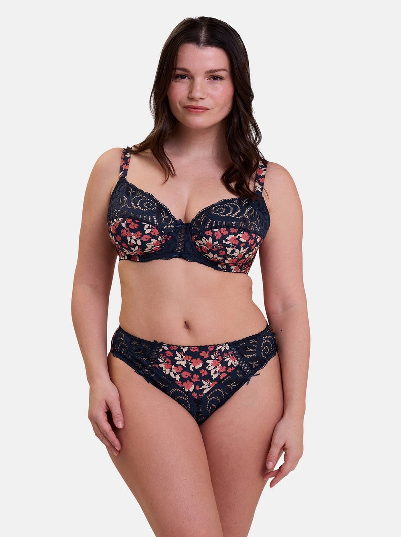 Soutien-gorge Amelie Print Sans Complexe Bleu Rose clair - Kiabi
