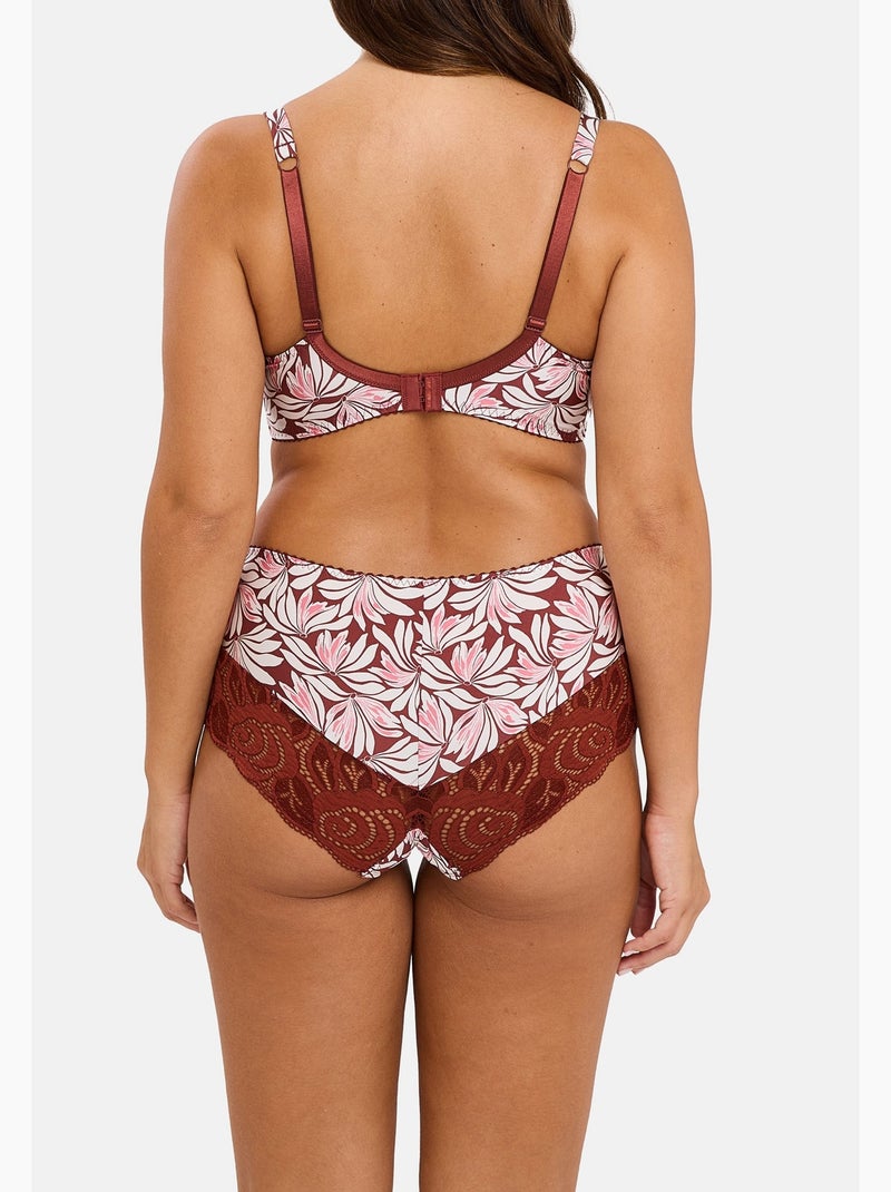 Soutien-gorge amelie print sans complexe lingerie Marron glacé - Kiabi