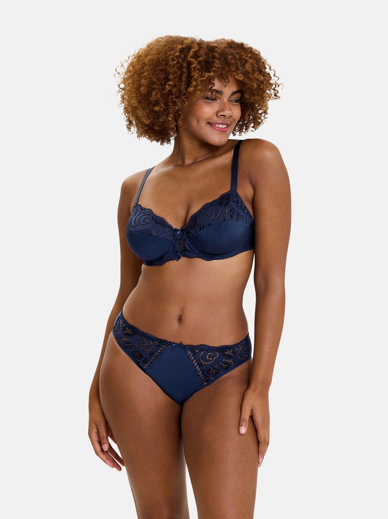 Soutien-gorge Amélie Sans Complexe Bleu marine - Kiabi