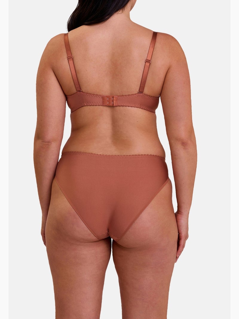 Soutien-gorge amélie sans complexe lingerie Marron havane - Kiabi