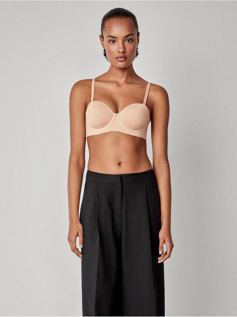 Soutien-gorge amovible capacité perfect stay Rose - Kiabi