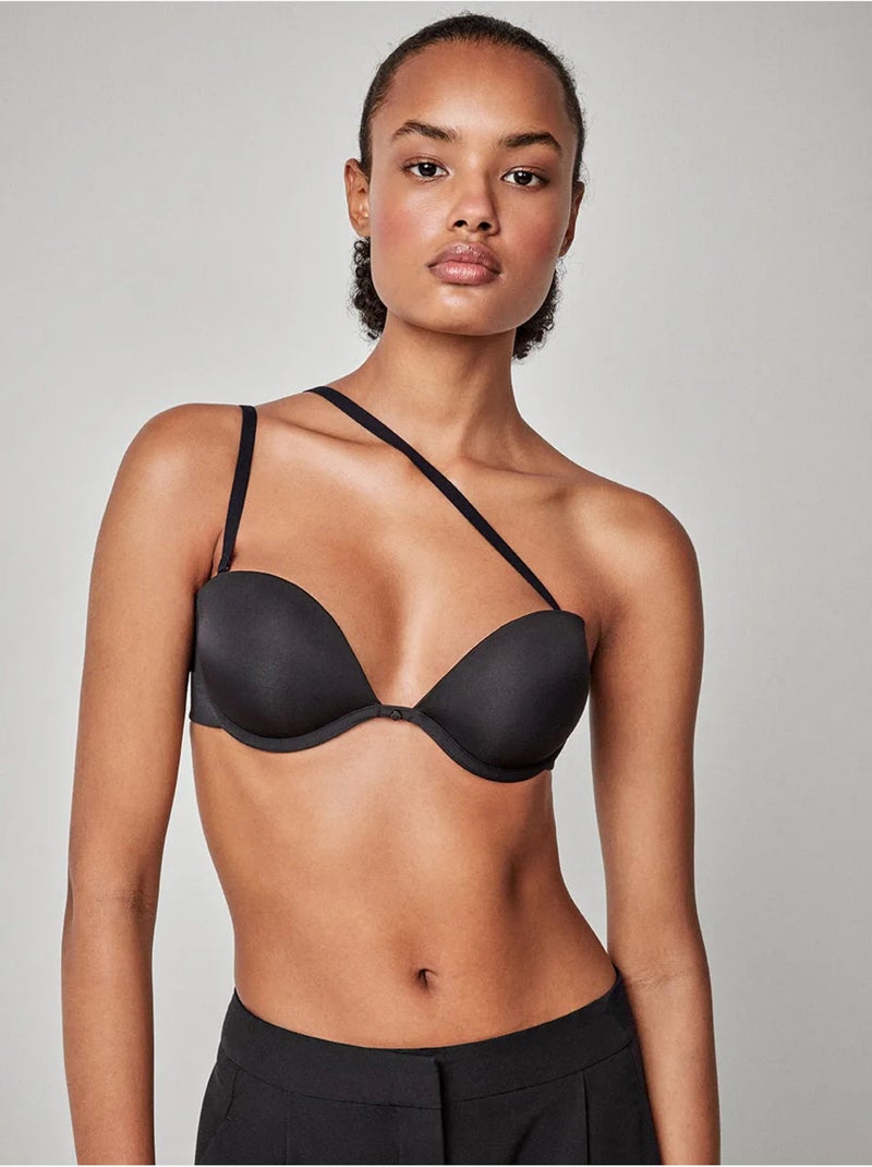 Soutien-gorge amovible décolleté extrême 50 positions Noir - Kiabi