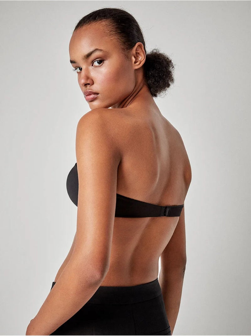 Soutien-gorge amovible décolleté extrême 50 positions Noir - Kiabi
