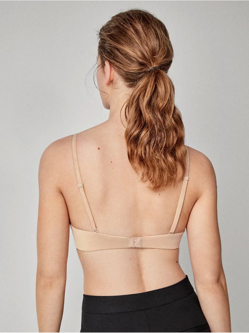 Soutien-gorge amovible décolleté extrême 50 positions Rose - Kiabi