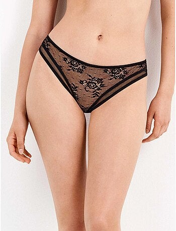 Soutien-gorge amovible en tissu all-over
