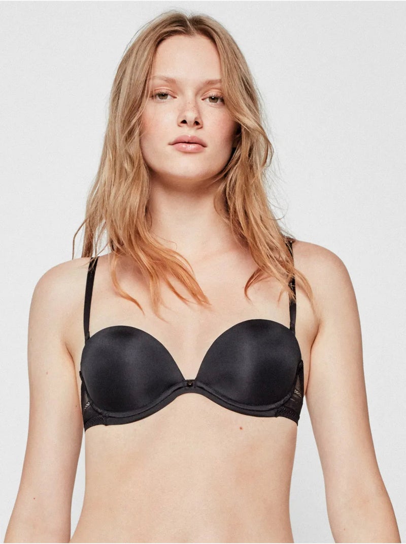 Soutien-gorge amovible push up +1 Noir - Kiabi
