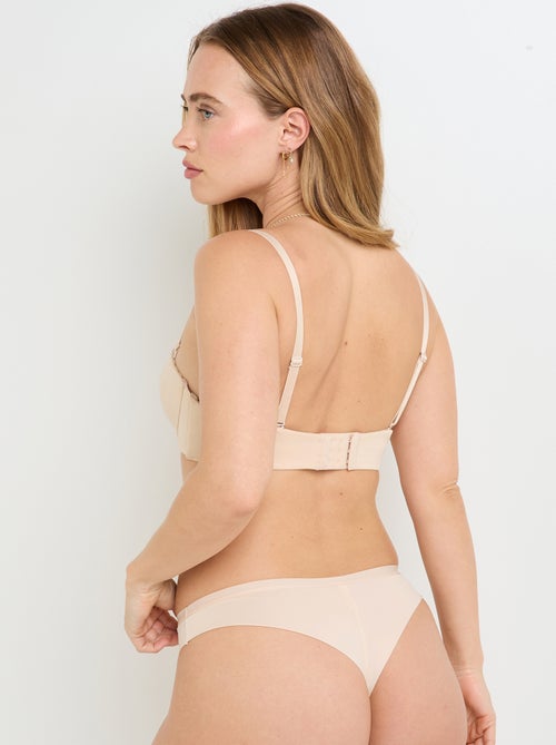 Soutien-gorge ampli bandeau microfibre Perfect - RougeGorge Lingerie - Kiabi