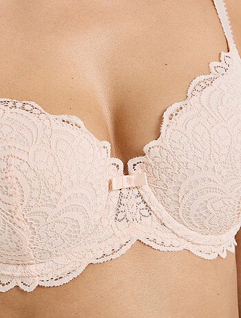 Soutien-gorge ampli dentelle Dentelle - RougeGorge Lingerie