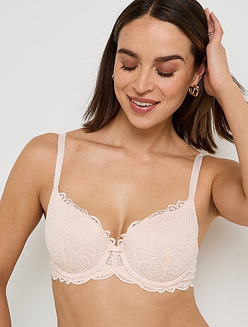 Soutien-gorge ampli dentelle Dentelle - RougeGorge Lingerie