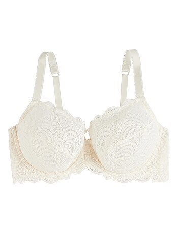 Soutien-gorge ampli dentelle Dentelle - RougeGorge Lingerie