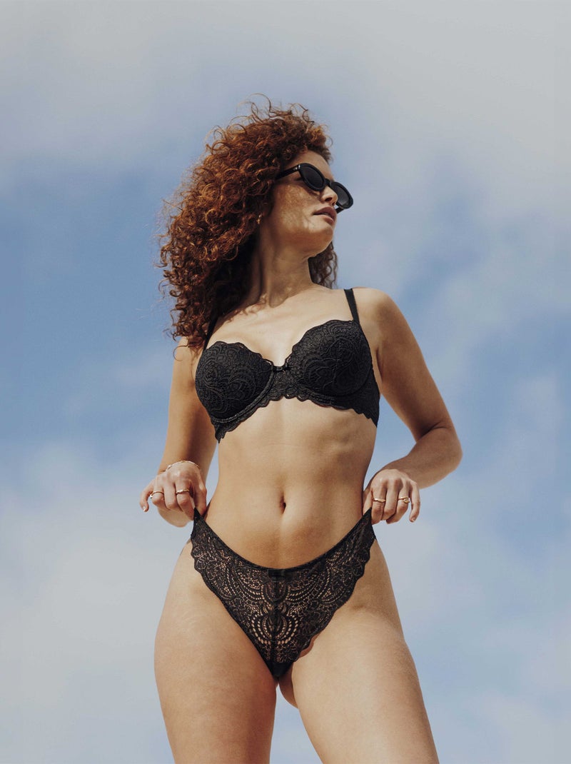 Soutien-gorge ampli dentelle Dentelle - RougeGorge Lingerie Noir - Kiabi