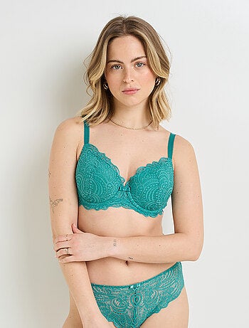 Soutien-gorge ampli dentelle Dentelle - RougeGorge Lingerie