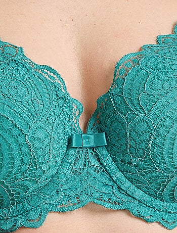 Soutien-gorge ampli dentelle Dentelle - RougeGorge Lingerie