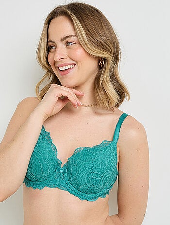 Soutien-gorge ampli dentelle Dentelle - RougeGorge Lingerie