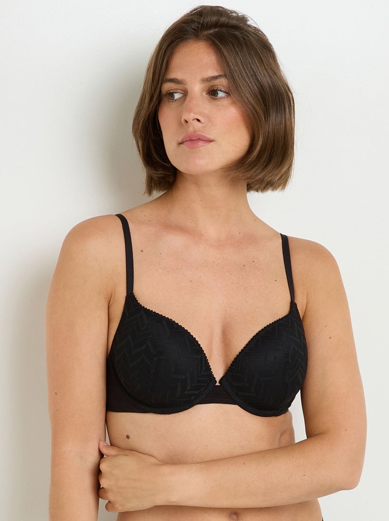 Soutien-gorge ampli dentelle Fanfan - RougeGorge Lingerie Noir - Kiabi