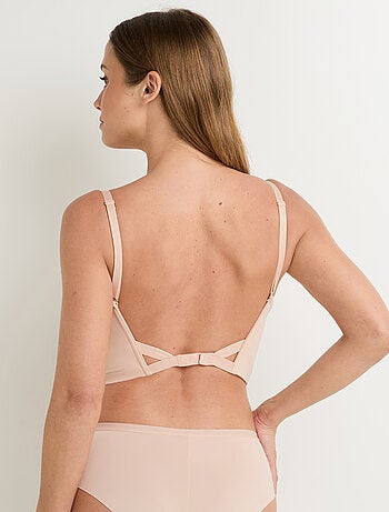 Soutien-gorge ampli dos nu microfibre Perfect - RougeGorge Lingerie