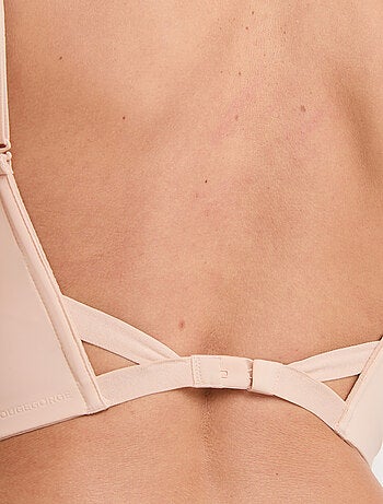 Soutien-gorge ampli dos nu microfibre Perfect - RougeGorge Lingerie