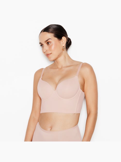 Soutien-gorge ampli dos nu microfibre Perfect - RougeGorge Lingerie - Kiabi