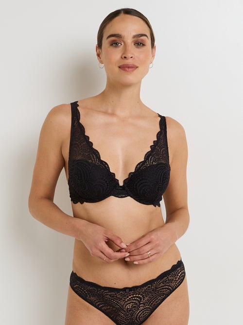 Soutien-gorge ampli foulard Dentelle - RougeGorge Lingerie - Kiabi
