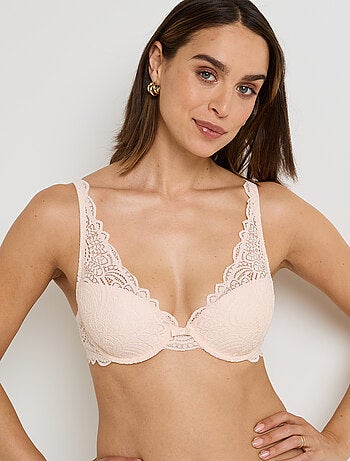 Soutien-gorge ampli foulard dentelle Dentelle - RougeGorge Lingerie