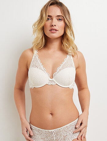 Soutien-gorge ampli foulard dentelle Dentelle - RougeGorge Lingerie