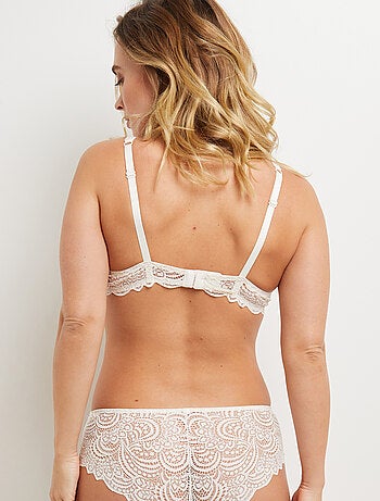 Soutien-gorge ampli foulard dentelle Dentelle - RougeGorge Lingerie