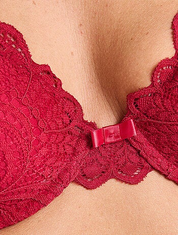 Soutien-gorge ampli foulard dentelle Dentelle - RougeGorge Lingerie