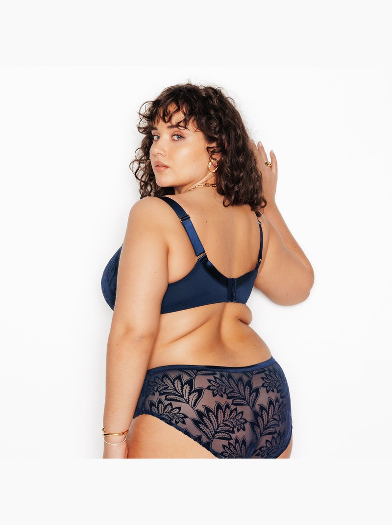 Soutien-gorge ampli spacer grande taille fantine - rougegorge lingerie Bleu marine - Kiabi