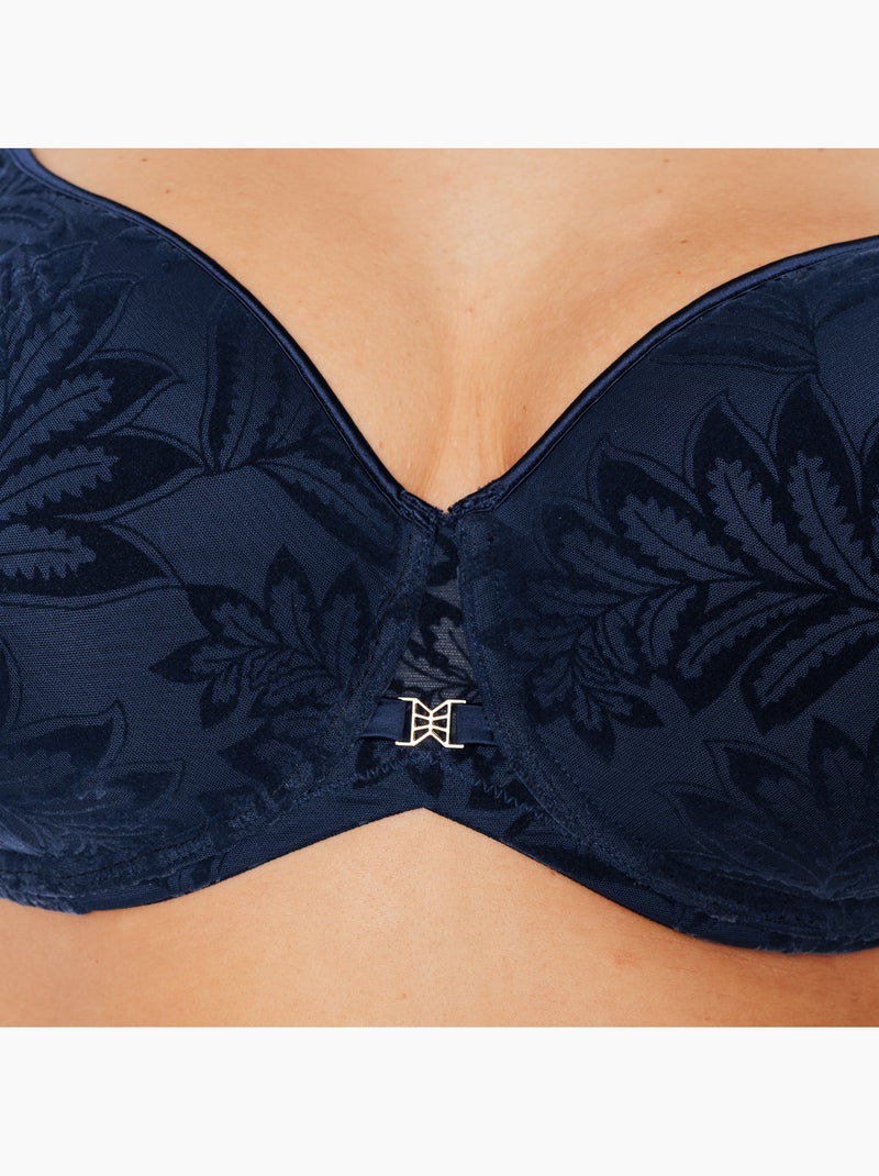 Soutien-gorge ampli spacer grande taille fantine - rougegorge lingerie Bleu marine - Kiabi