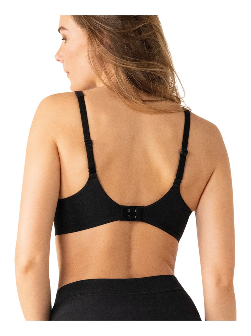 Soutien-gorge ampliforme armatures souples femme My Fit Athena Noir - Kiabi