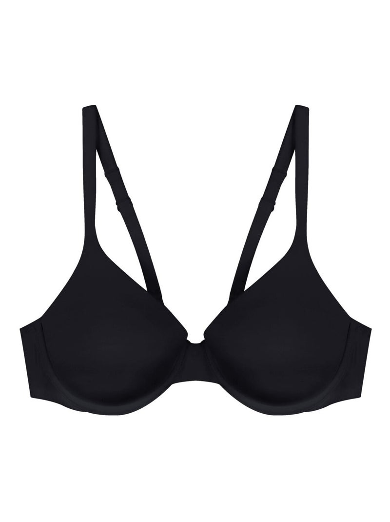 Soutien-gorge ampliforme armatures souples femme My Fit Athena Noir - Kiabi