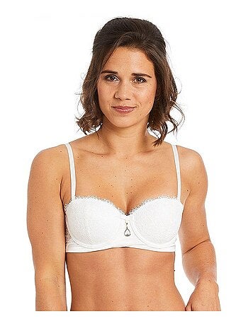 Soutien-gorge ampliforme bandeau coque moulée RUBAN - Pomm'Poire
