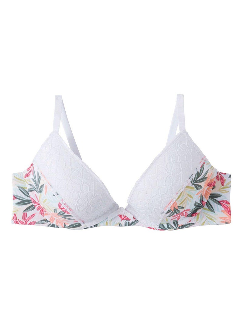 Soutien-gorge ampliforme coque moulée ABSINTHE - Pomm'Poire Blanc - Kiabi