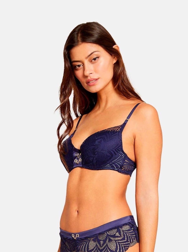 Soutien-gorge ampliforme coque moulée BIANCA - Morgan Bleu - Kiabi