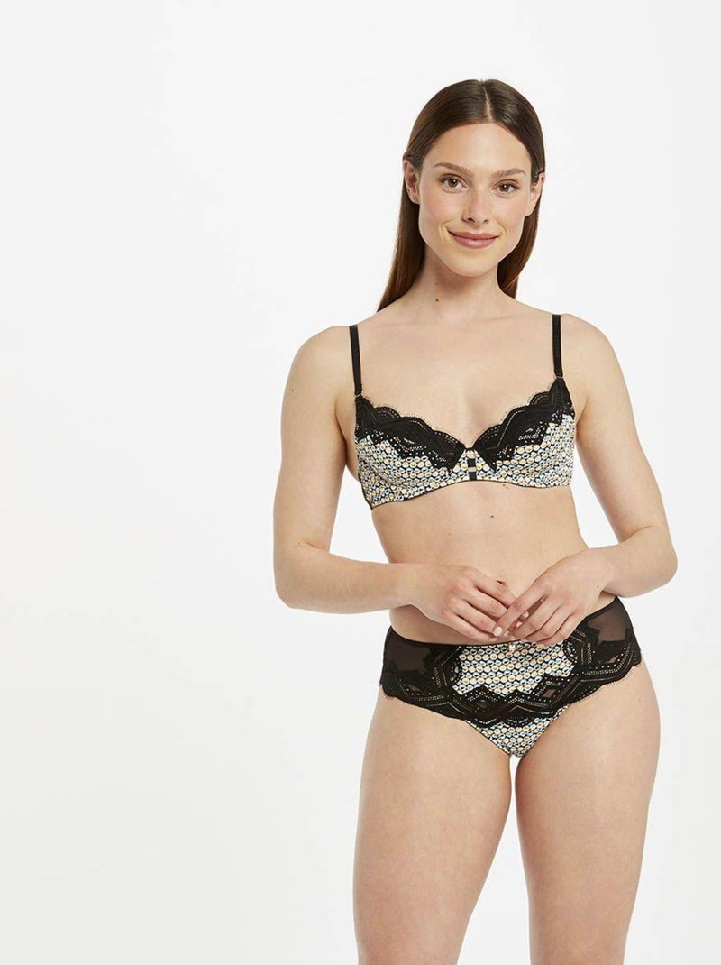 Soutien-gorge ampliforme coque moulée CANDICE - Morgan Lingerie Noir - Kiabi