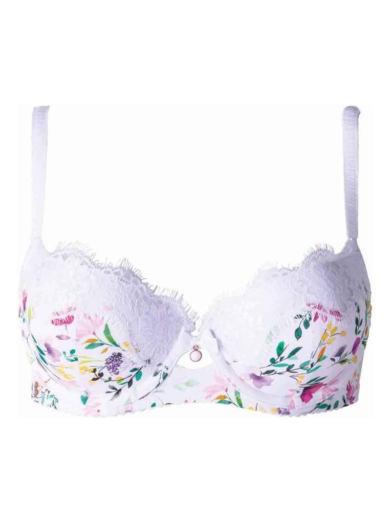 Soutien-gorge ampliforme coque moulée CAPSULE - Brigitte Bardot Lingerie Blanc - Kiabi