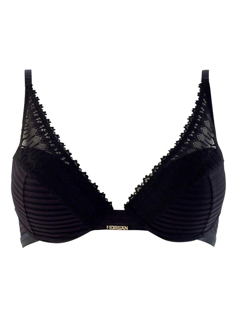 Soutien-gorge ampliforme coque moulée CELIA - Morgan Lingerie Noir - Kiabi