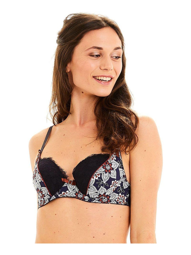 Soutien-gorge ampliforme coque moulée COLLECTION - Pomm'Poire Bleu - Kiabi