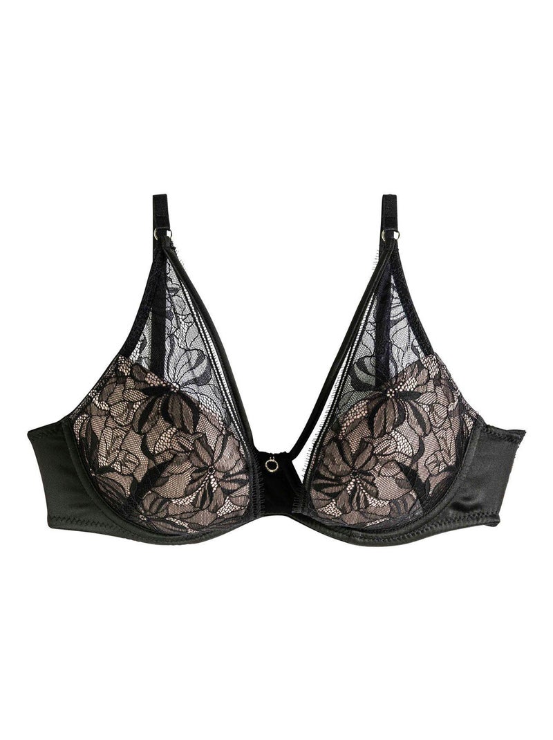 Soutien-gorge ampliforme coque moulée DEDALE - Pomm'Poire Noir - Kiabi