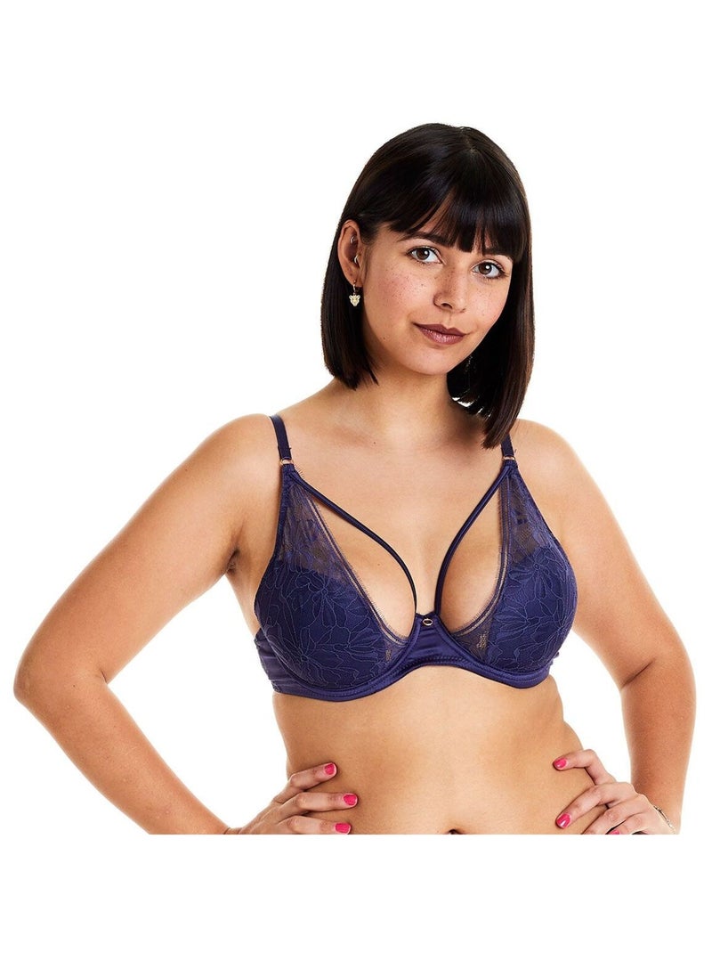 Soutien-gorge ampliforme coque moulée DIABOLIQUE - Pomm'Poire Bleu - Kiabi