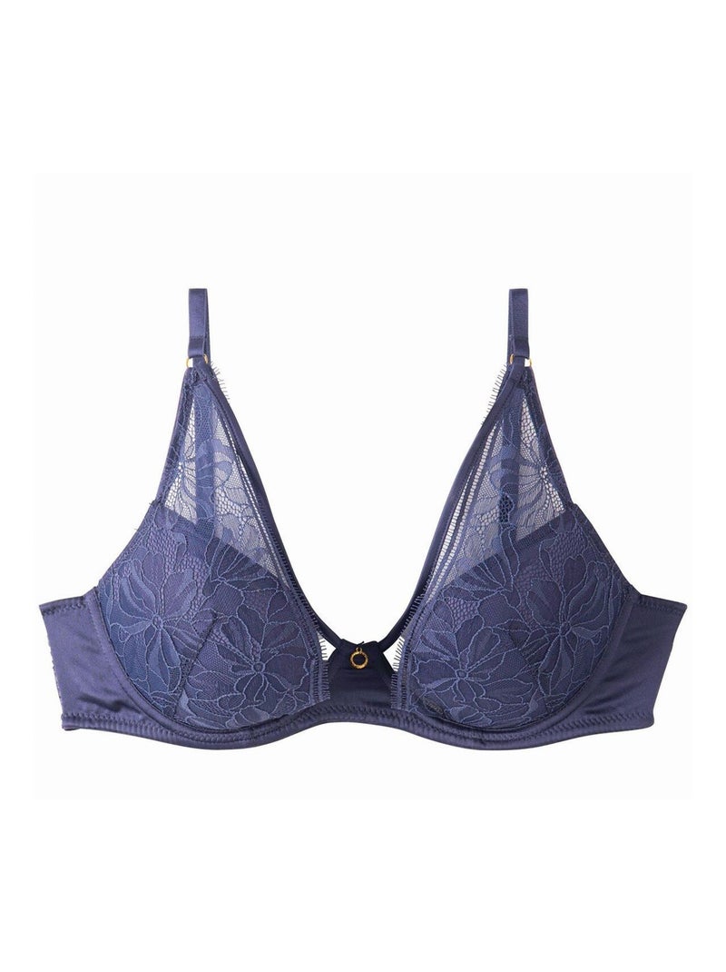 Soutien-gorge ampliforme coque moulée DIABOLIQUE - Pomm'Poire Bleu - Kiabi