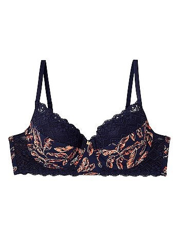 Soutien-gorge ampliforme coque moulée en dentelle française YAOUNDE - Camille Cerf & Pomm'Poire