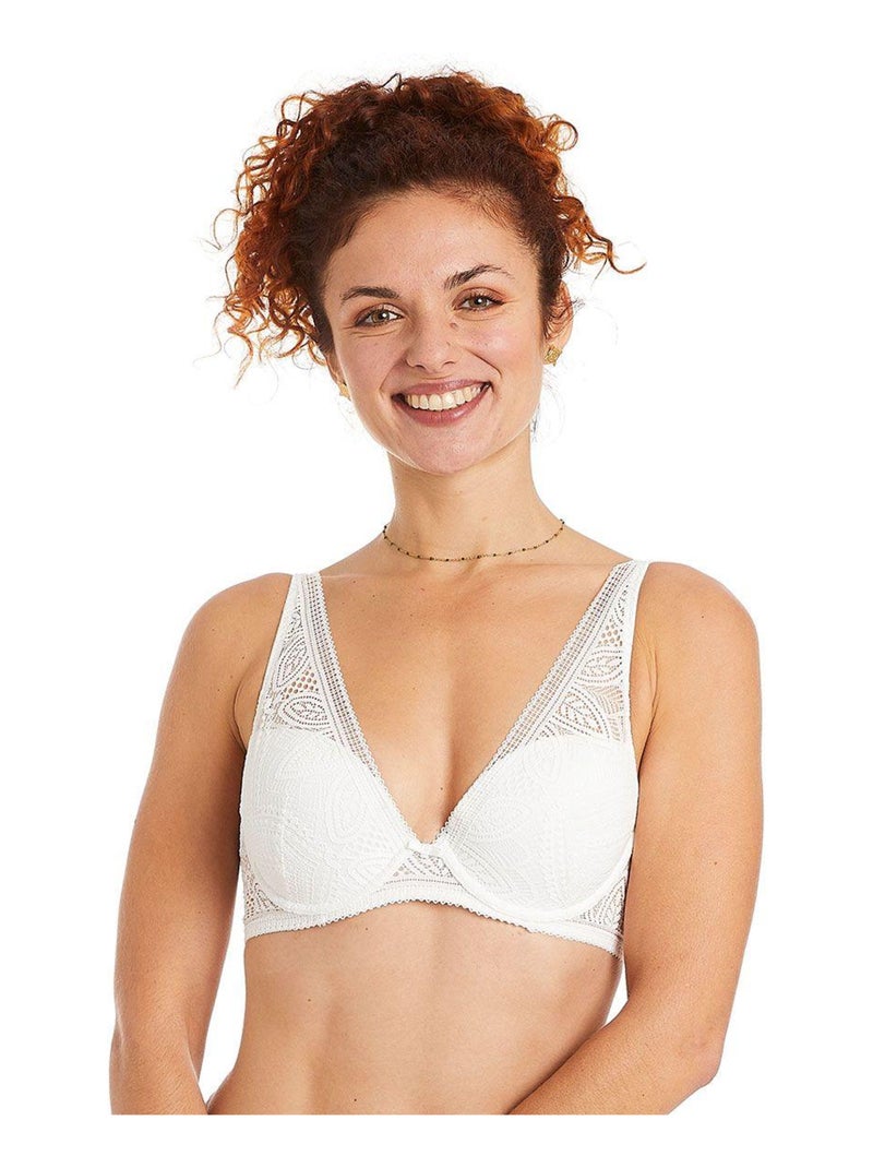Soutien-gorge ampliforme coque moulée ETOILE - Pomm'Poire Blanc - Kiabi