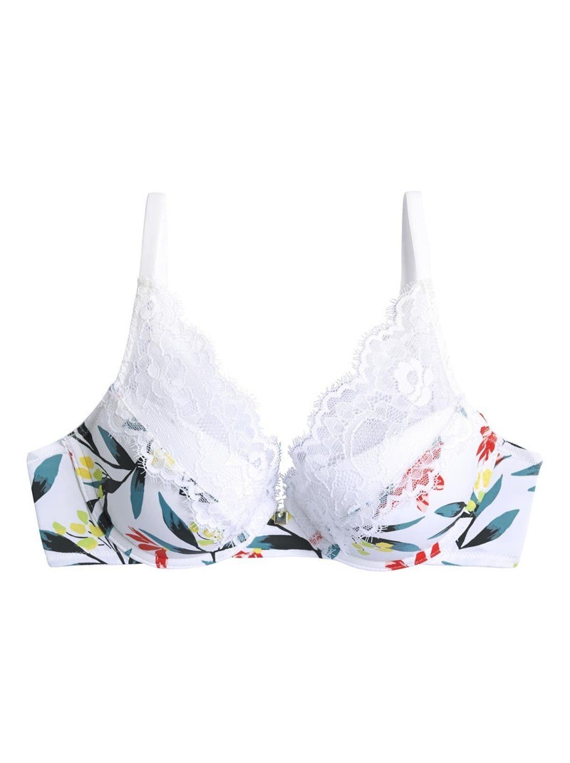 Soutien-gorge ampliforme coque moulée ETOURDIE - Camille Cerf & Pomm'Poire Blanc - Kiabi