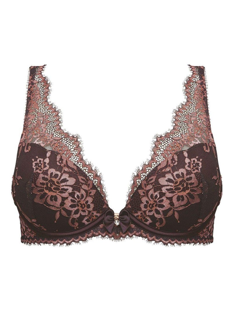 Soutien-gorge ampliforme coque moulée FOUGUE - Brigitte Bardot Lingerie Violet - Kiabi