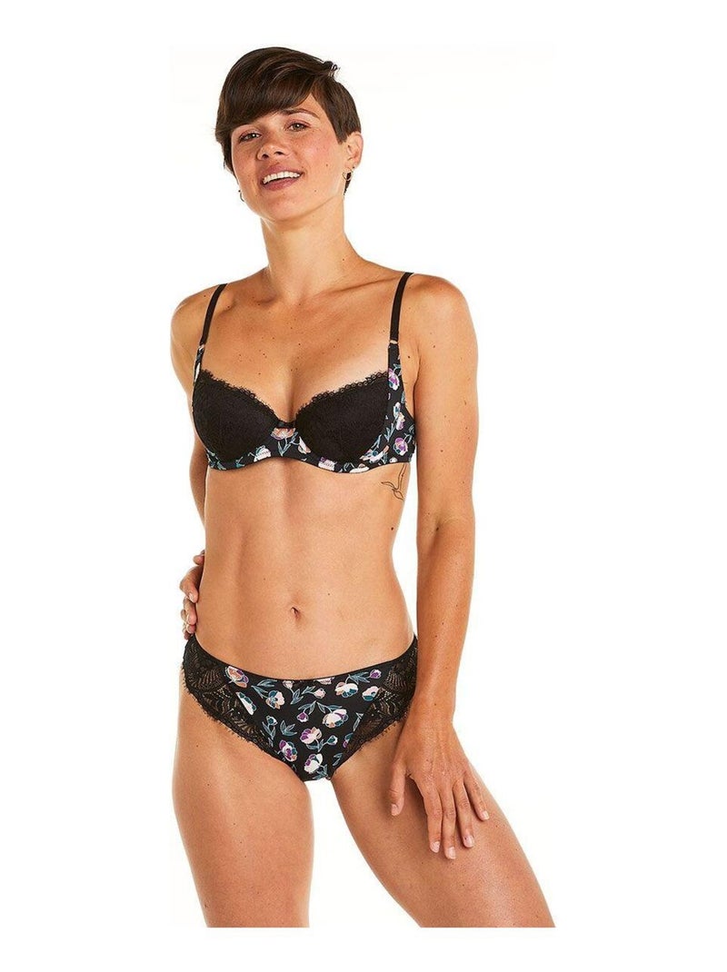 Soutien-gorge ampliforme coque moulée IMPERIALE - Pomm'Poire Noir - Kiabi