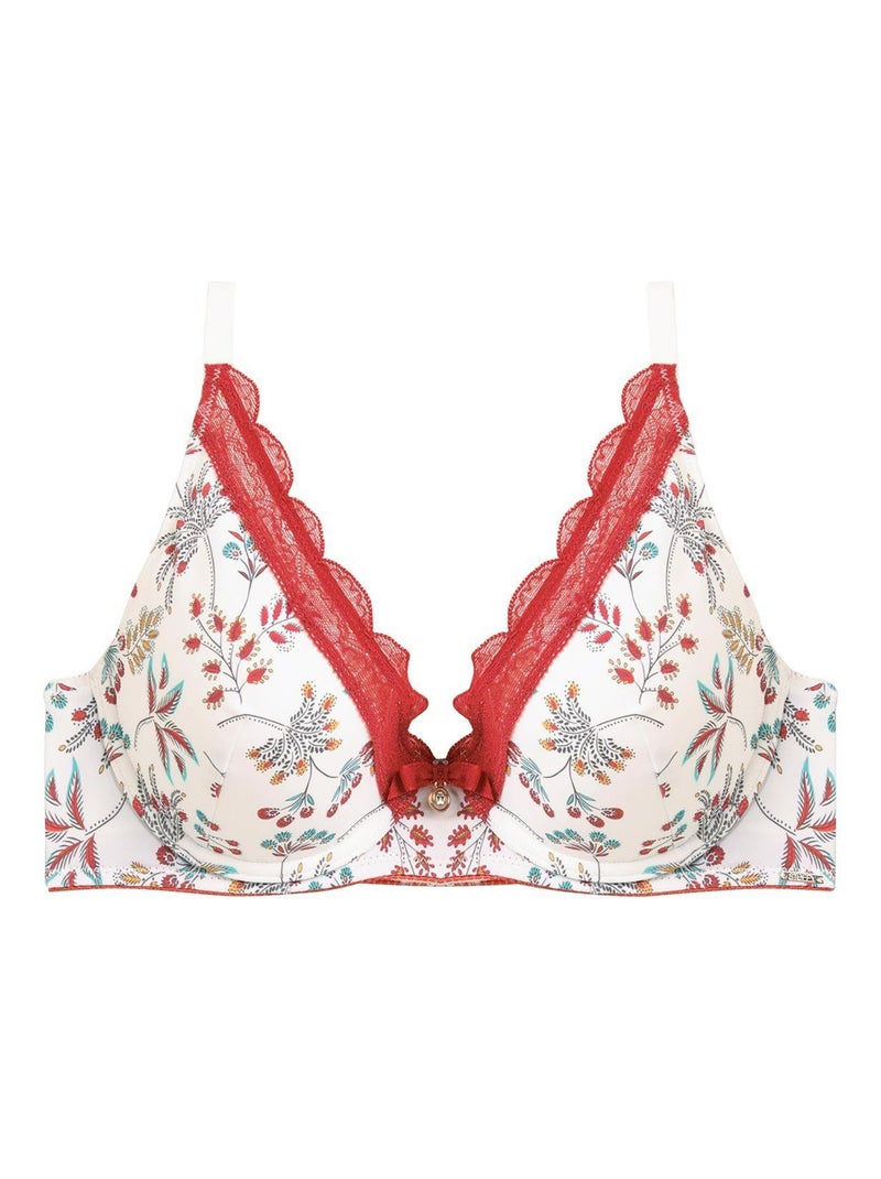 Soutien-gorge ampliforme coque moulée INSOLENTE - Pomm'Poire Orange - Kiabi