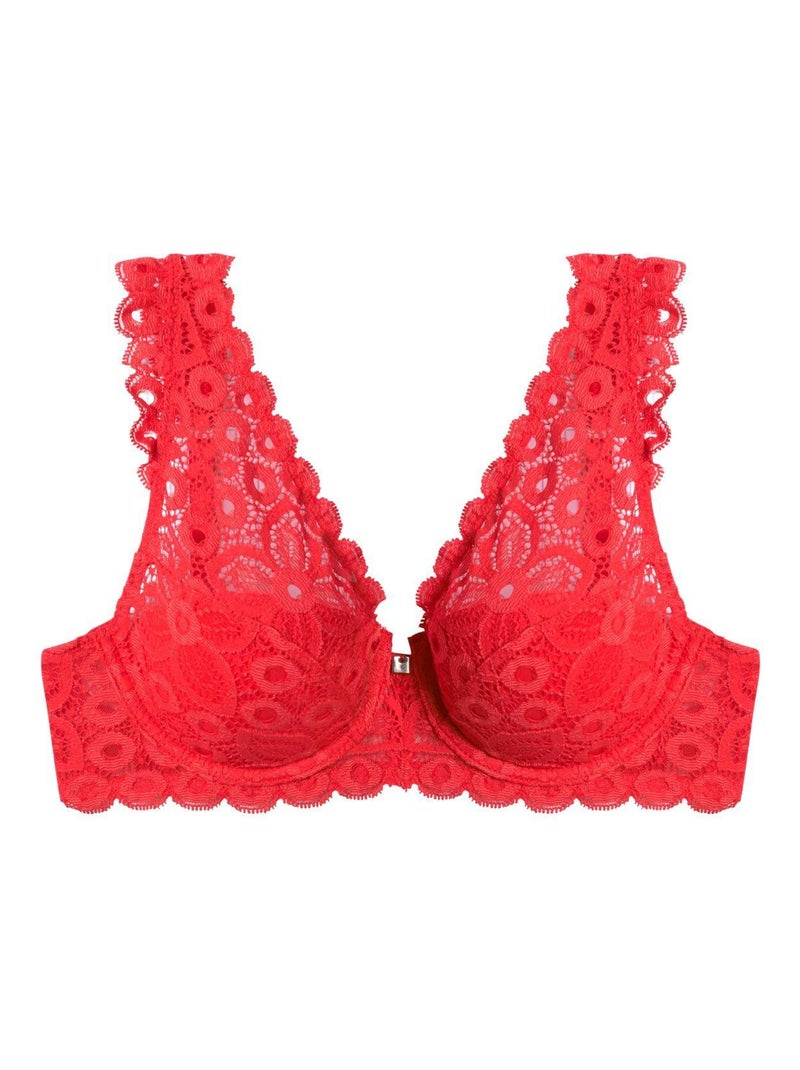 Soutien-gorge ampliforme coque moulée INTREPIDE - Camille Cerf & Pomm'Poire Rouge - Kiabi