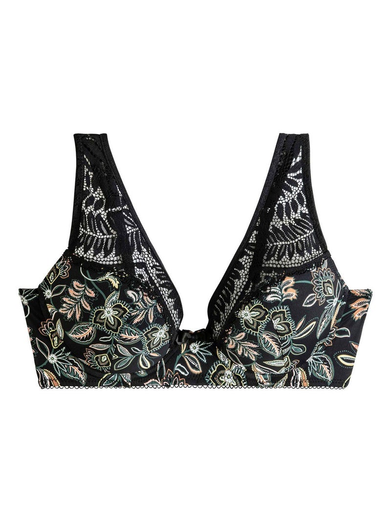 Soutien-gorge ampliforme coque moulée IVRESSE - Pomm'Poire Noir - Kiabi
