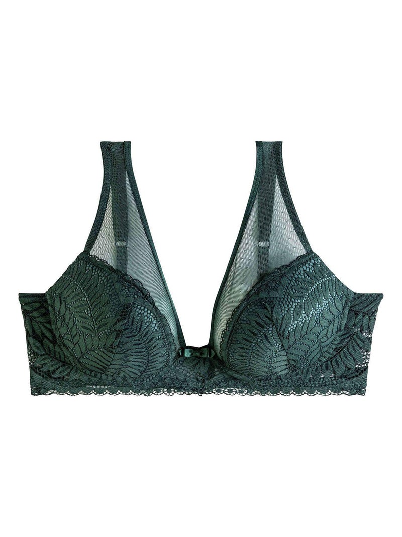 Soutien-gorge ampliforme coque moulée IVRESSE - Pomm'Poire Vert - Kiabi